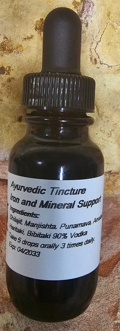 Ayurvedic Tincture Iron and Mineral Support 25ml